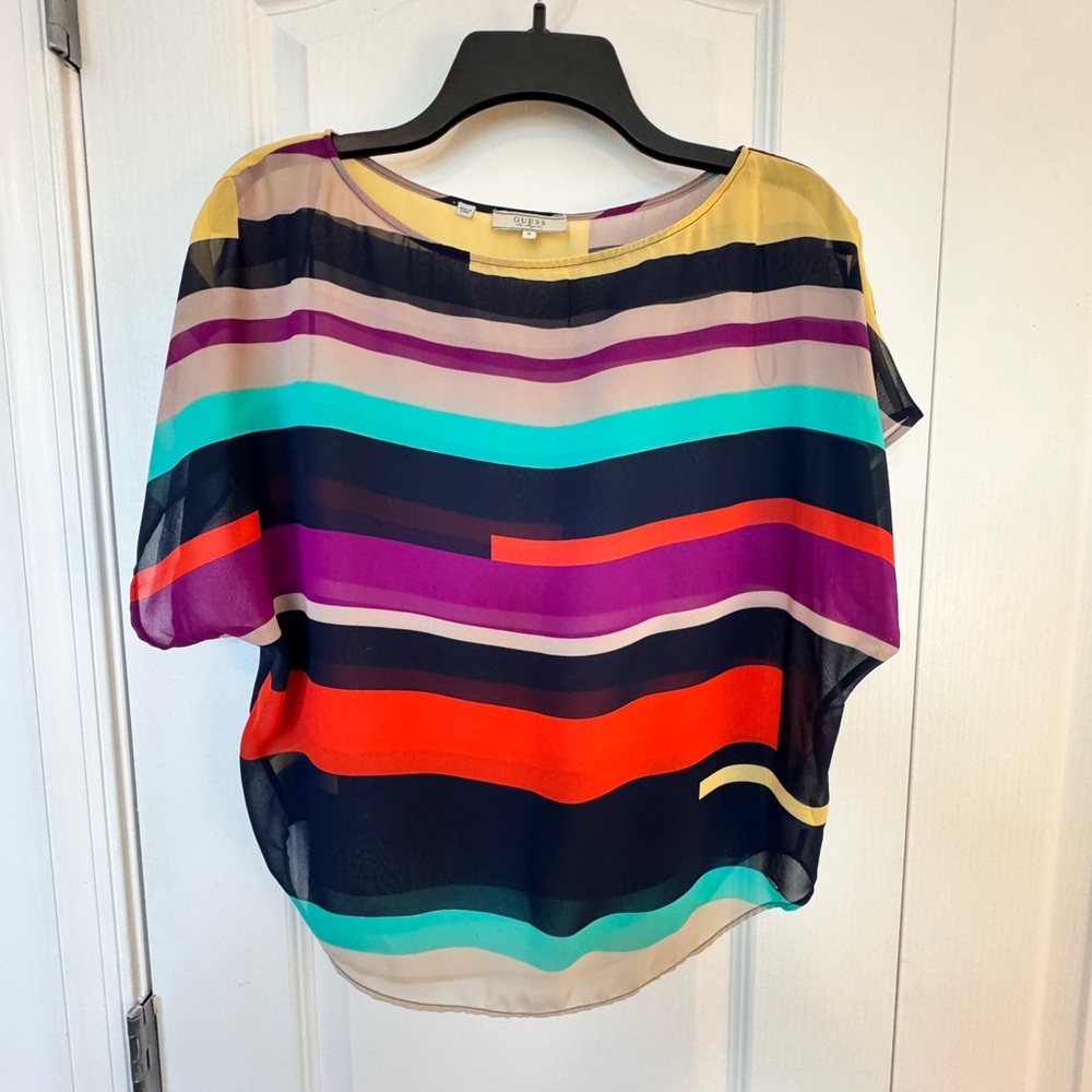 Guess Vibrant Striped Blouse